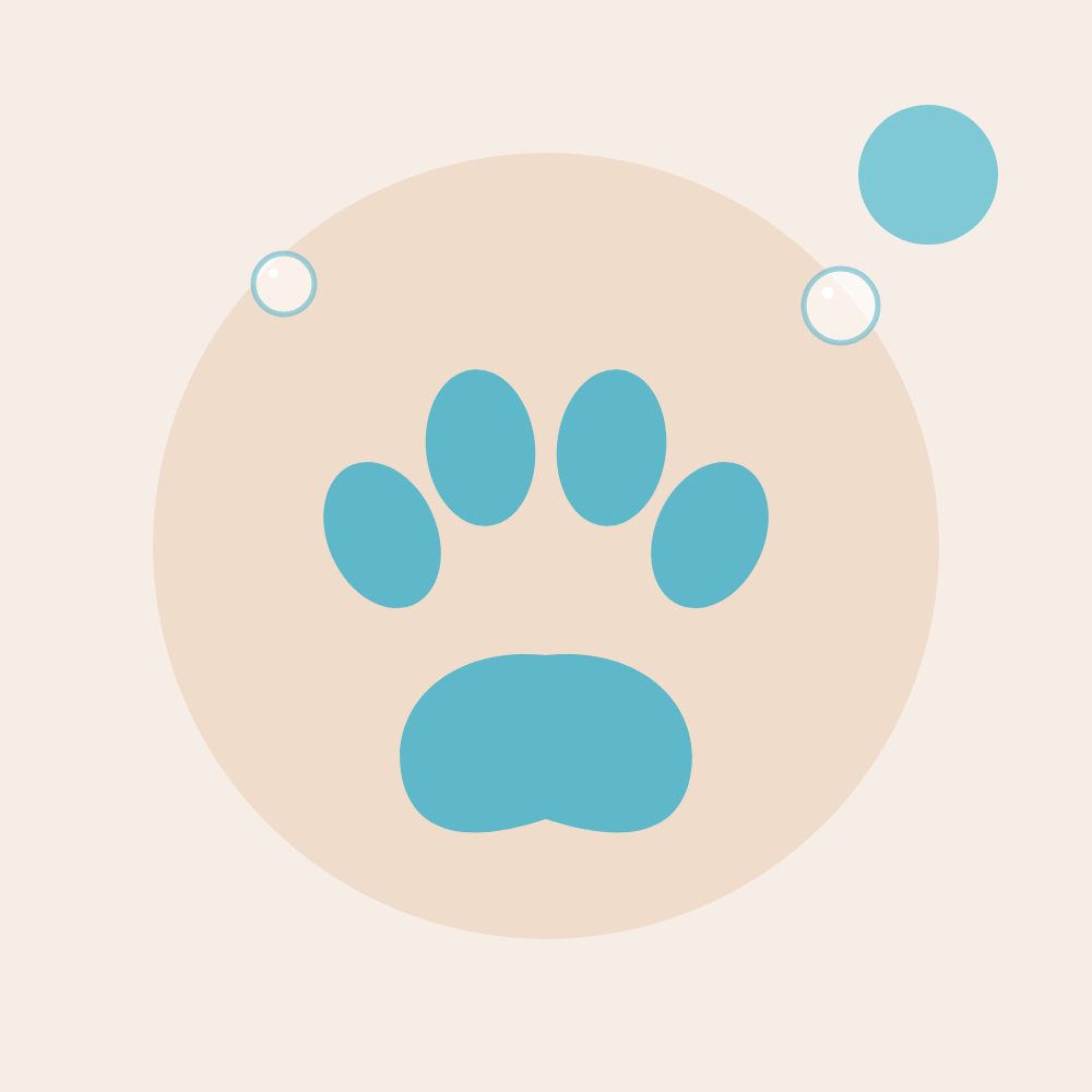 Illustration of a paw print